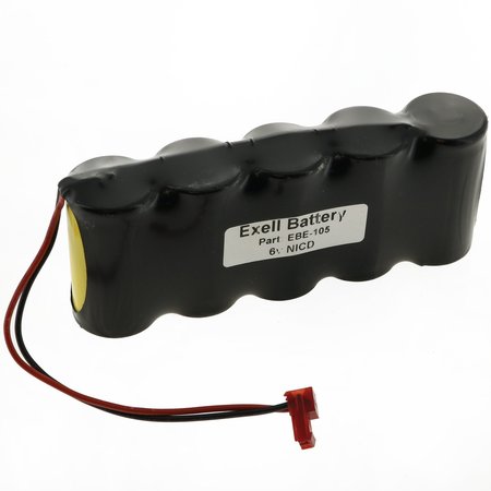 EXELL BATTERY Emergency Lighting Battery for TEIG T26000139, Sure-Lites 026-139 EBE-105